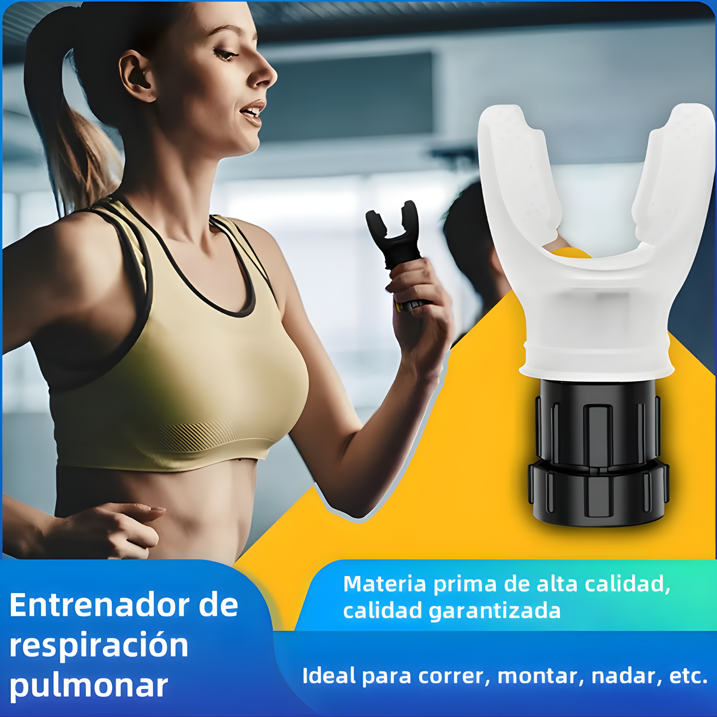 AeroVital Pro™ -Entrenador y Fortalecedor Pulmonar Avanzado