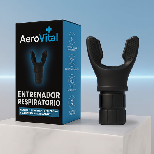 AeroVital Pro™ -Entrenador y Fortalecedor Pulmonar Avanzado